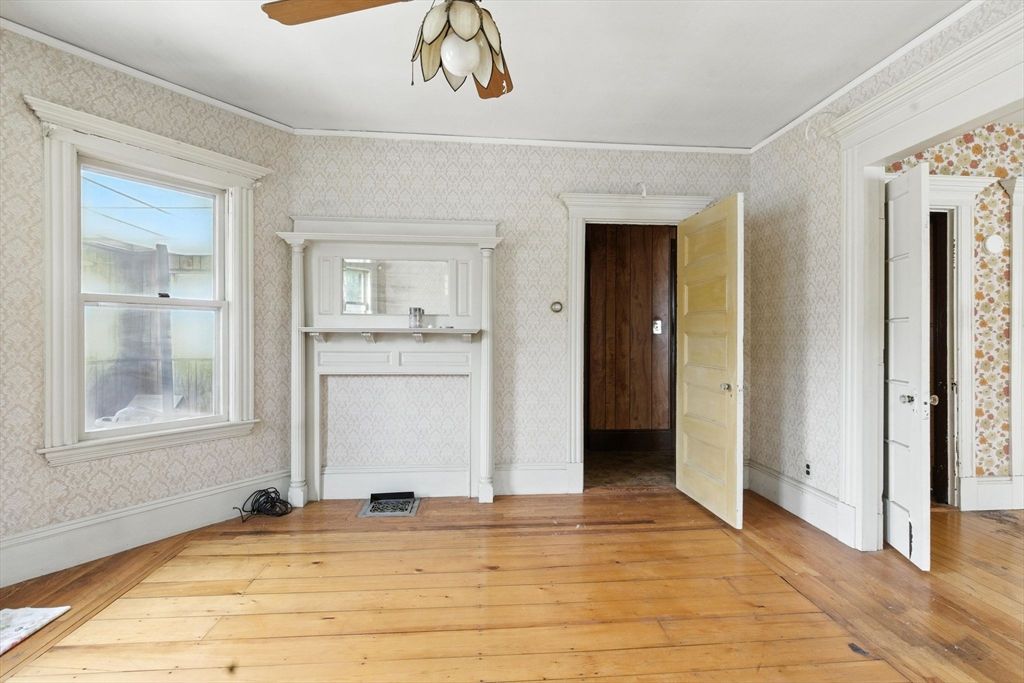 Empty room, Interior, Wood Texture Flooring