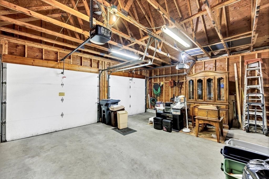 Garage, Interior, Wooden Beams, Wooden Ceilings, Wooden Walls