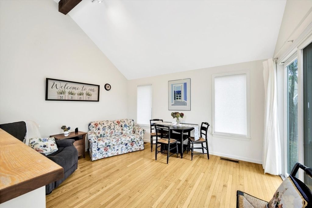 Dining room, Interior, Living room, Wooden Beams, Wood Texture Flooring