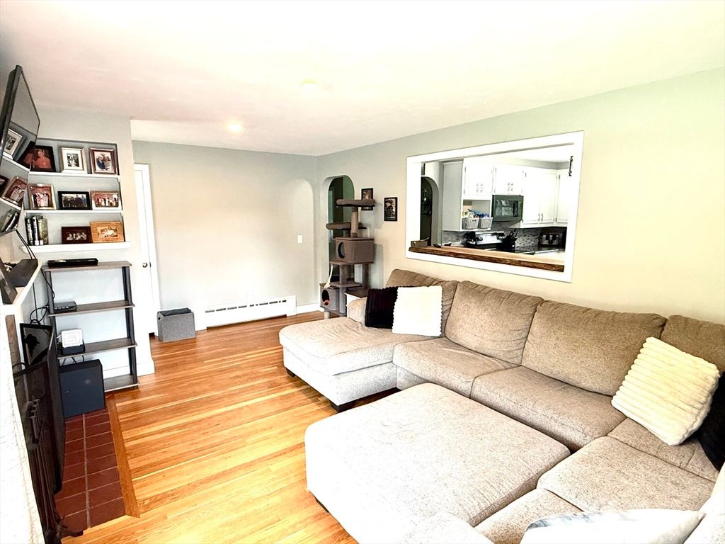 Interior, Kitchen, Living room, Wood Texture Flooring