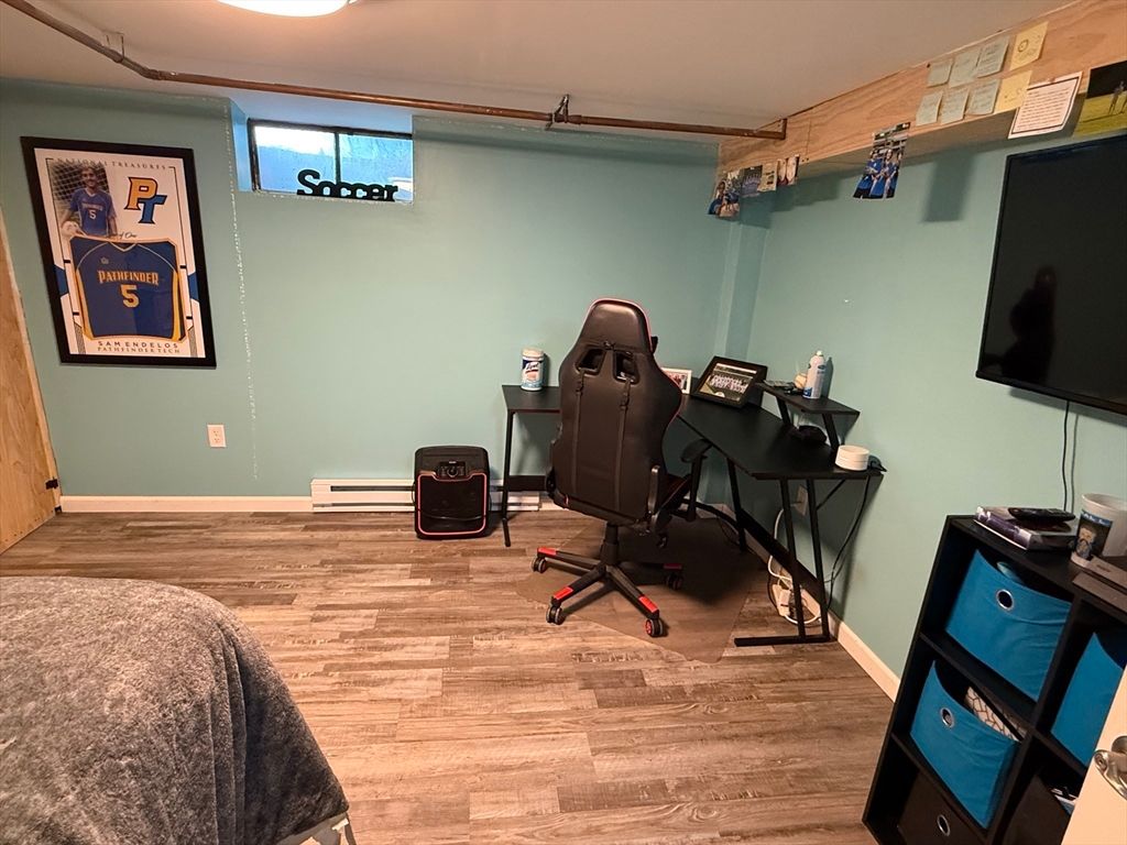 Home Office, Interior, Wood Texture Flooring
