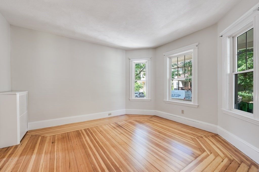 Empty room, Interior, Wood Texture Flooring