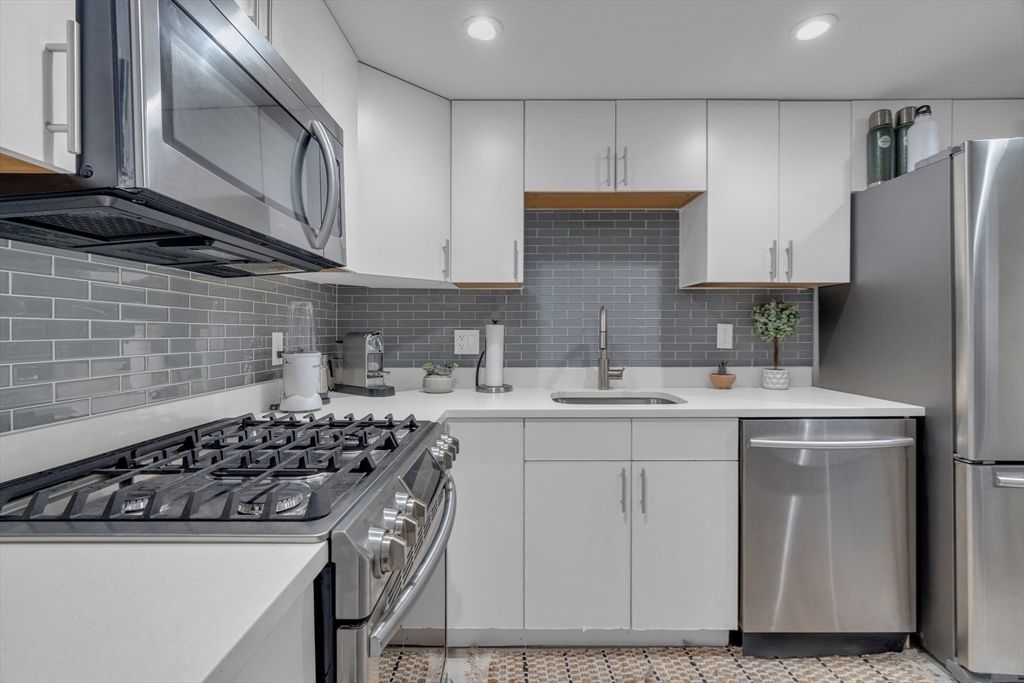 Interior, Kitchen, Recessed Lighting, Stainless Steel Appliances