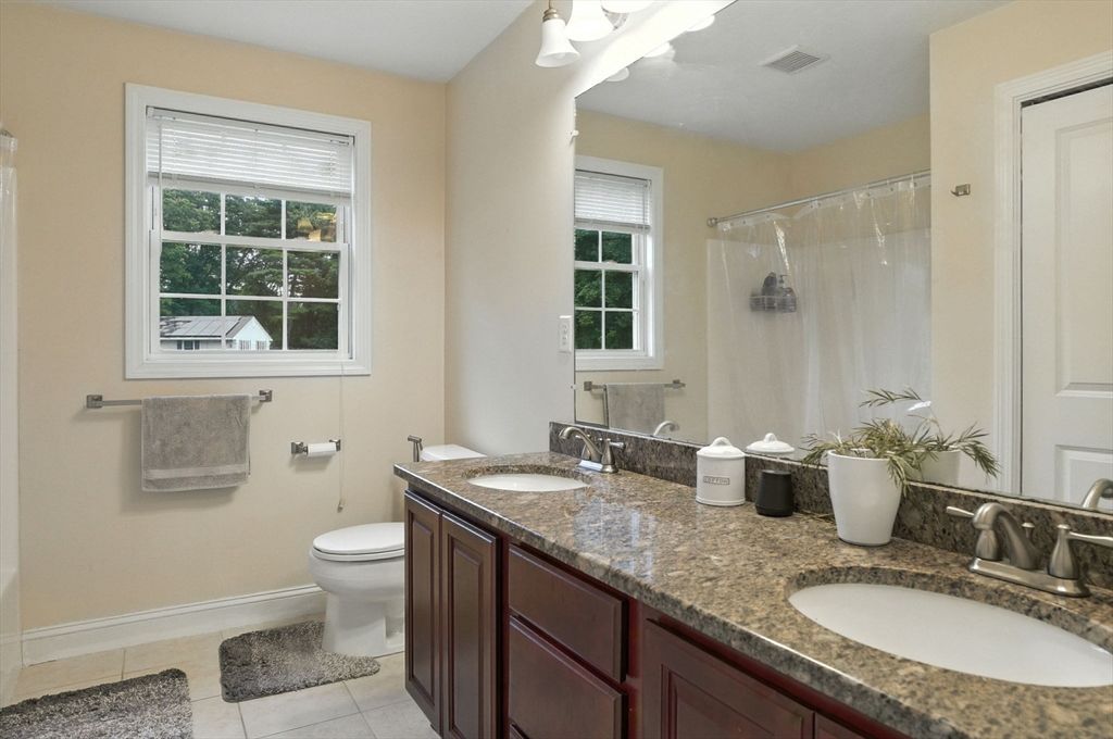 Bathroom, Dual Sink Vanities, Glass Shower, Interior