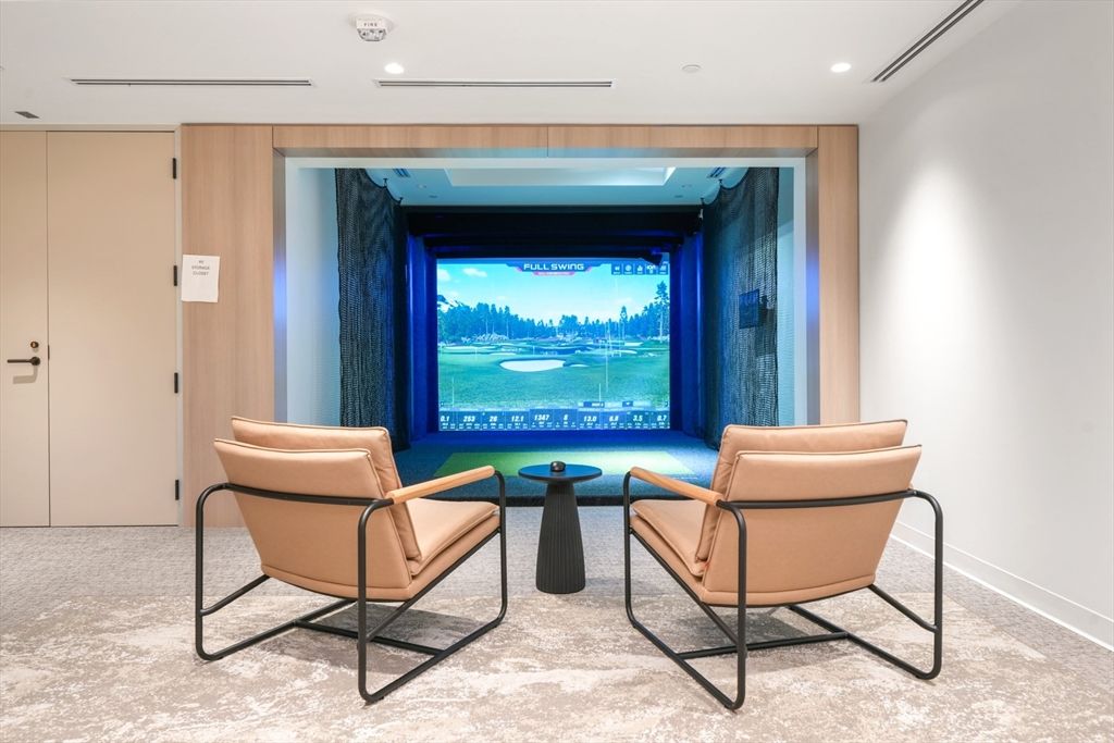 Interior, Projection Screen, Recessed Lighting, Theatre Room