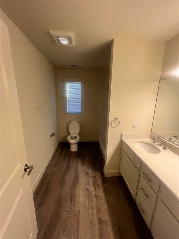 Bathroom, Dual Sink Vanities, Interior, Wood Texture Flooring