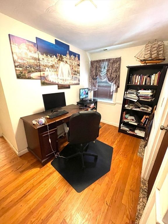 Home Office, Interior, Wood Texture Flooring
