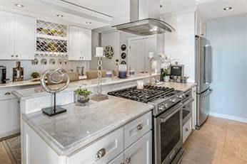 Interior, Kitchen, Recessed Lighting, Stainless Steel Appliances, Washer