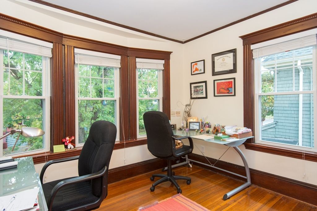 Home Office, Interior, Wood Texture Flooring