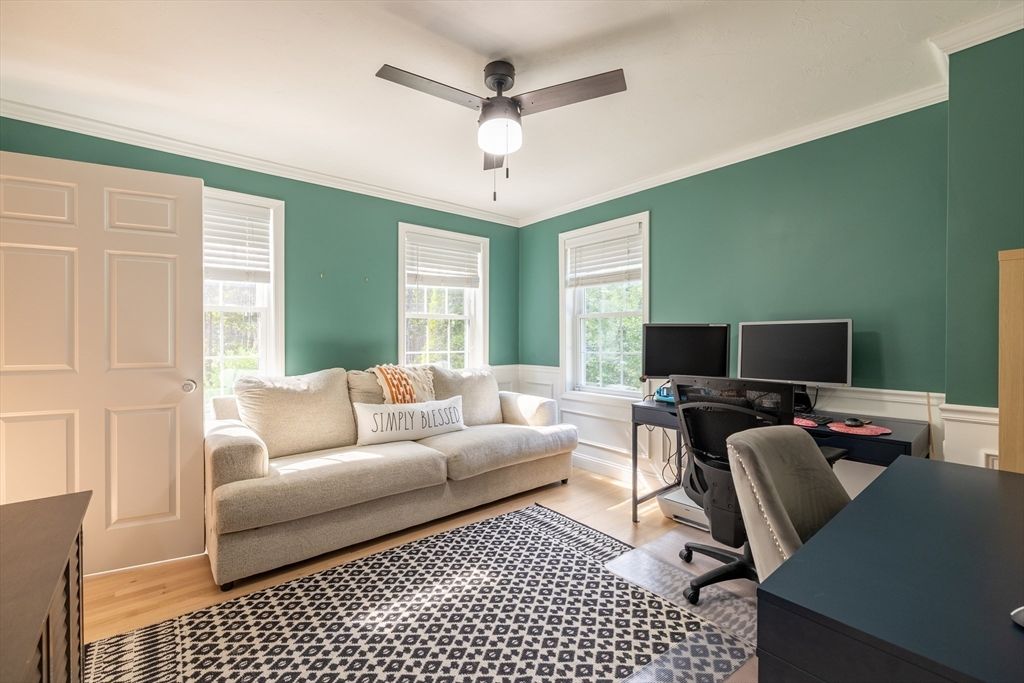 Home Office, Interior, Wood Texture Flooring