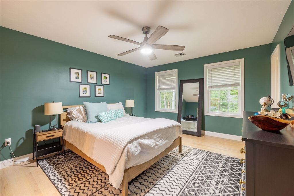 Bedroom, Interior, Wood Texture Flooring