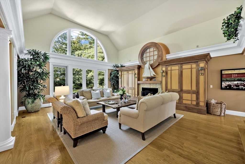 Fireplace, Interior, Living room, Wood Texture Flooring