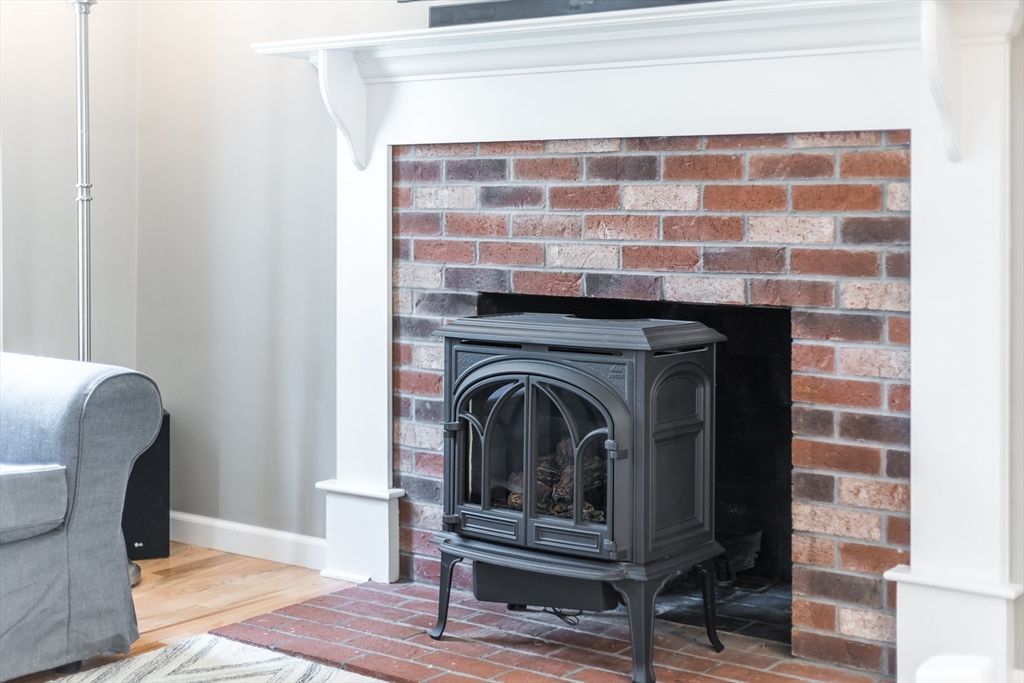 Fireplace, Interior, Wood Texture Flooring