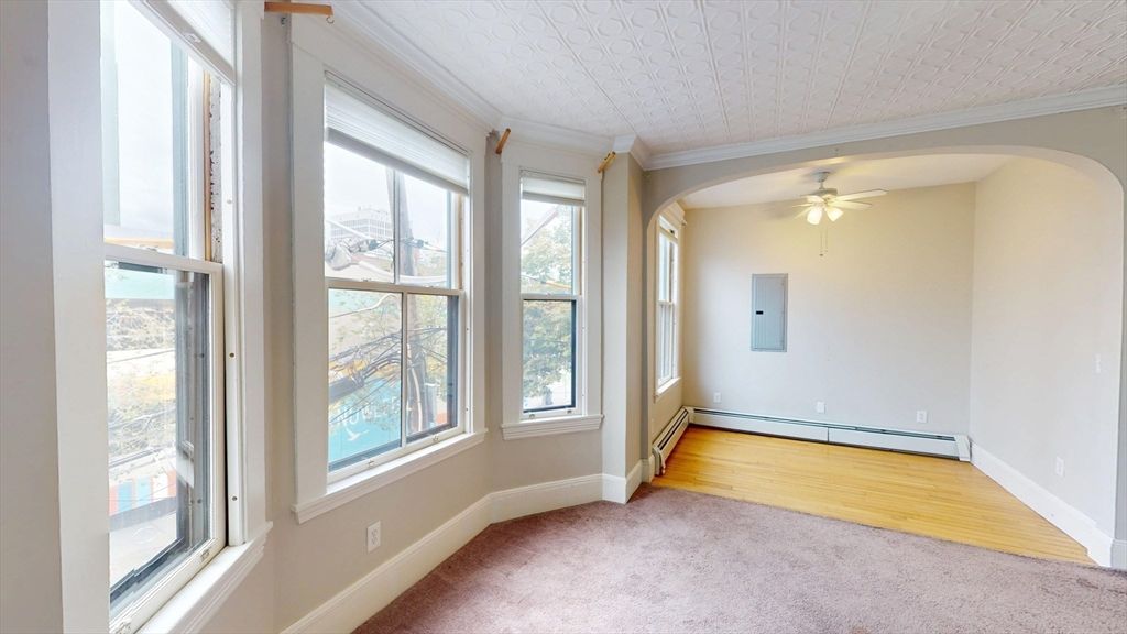Empty room, Interior, Wood Texture Flooring