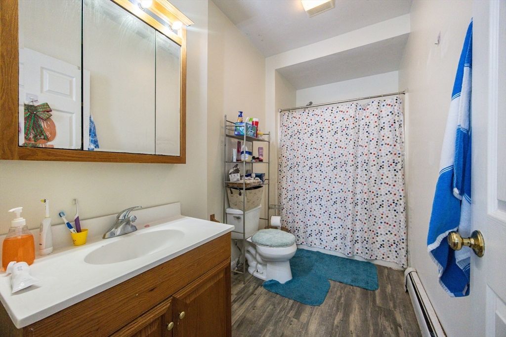 Bathroom, Interior, Wood Texture Flooring
