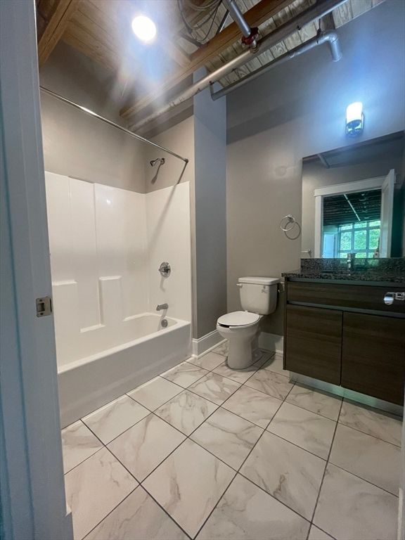 Bathroom, Interior, Marble, Recessed Lighting