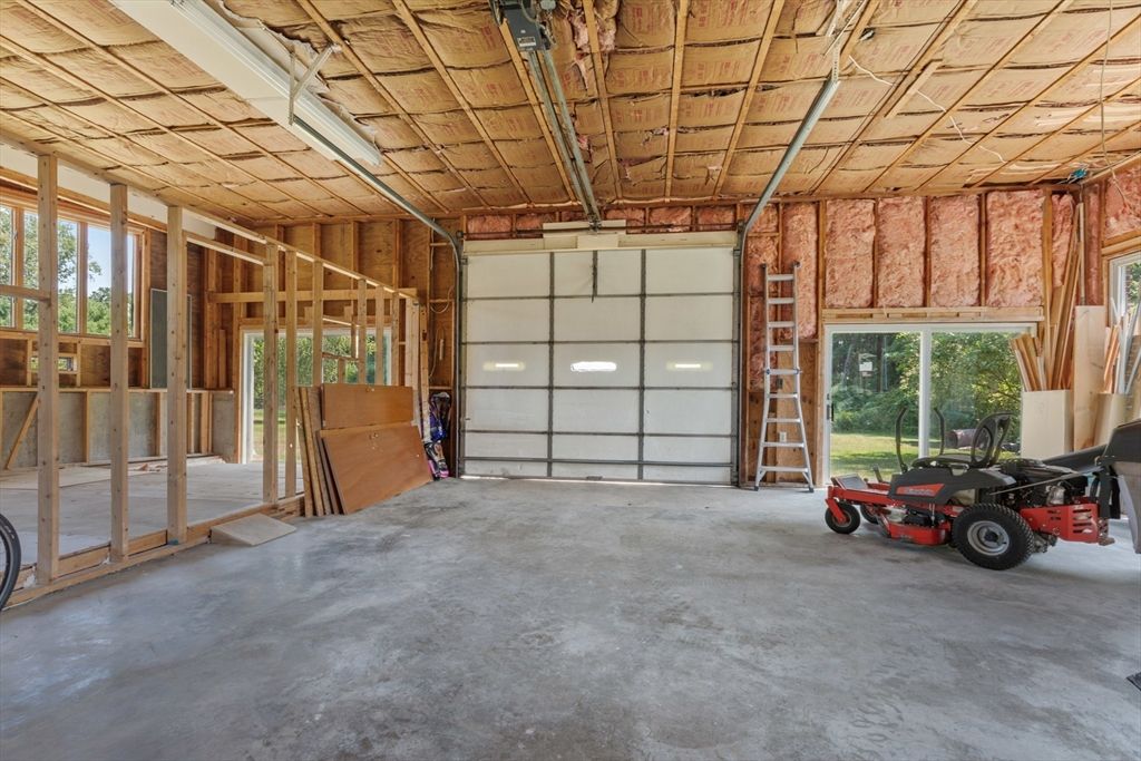Garage, Interior, Wooden Beams, Wooden Ceilings, Wooden Walls