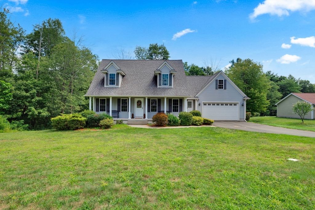 Attached, Backyard, Exterior, Facade, Cape Cod