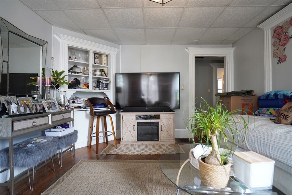 Fireplace, Interior, Wood Texture Flooring