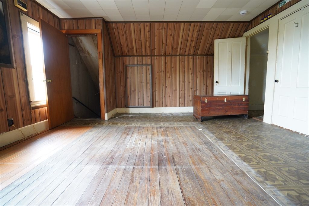 Empty room, Interior, Wood Texture Flooring, Wooden Walls