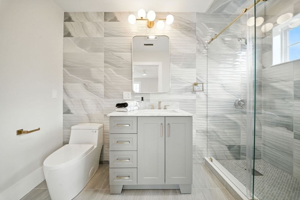 Bathroom, Glass Shower, Interior