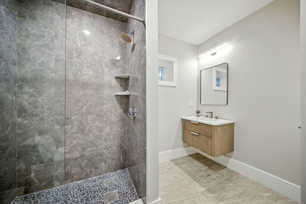 Bathroom, Glass Shower, Interior