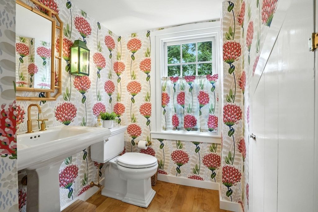 Bathroom, Interior, Wood Texture Flooring