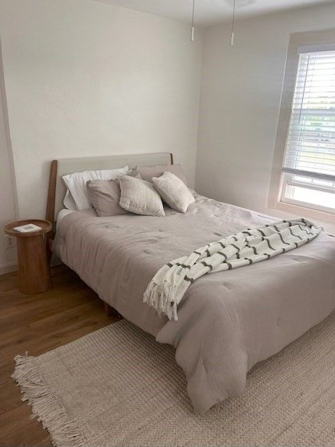 Bedroom, Interior, Wood Texture Flooring