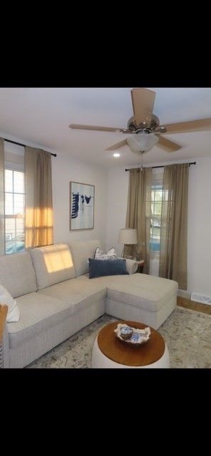 Interior, Living room, Recessed Lighting