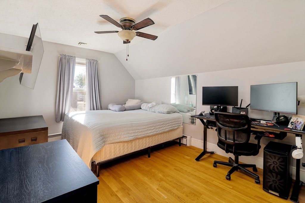 Bedroom, Home Office, Interior, Wood Texture Flooring