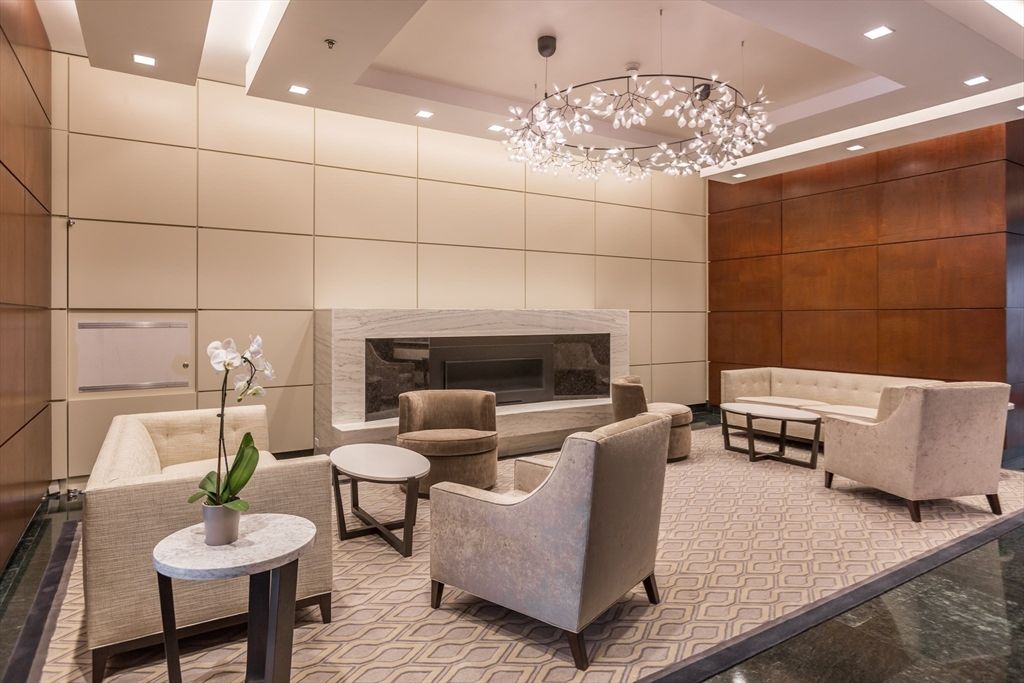 Fireplace, Interior, Living room, Pendant Lights, Recessed Lighting