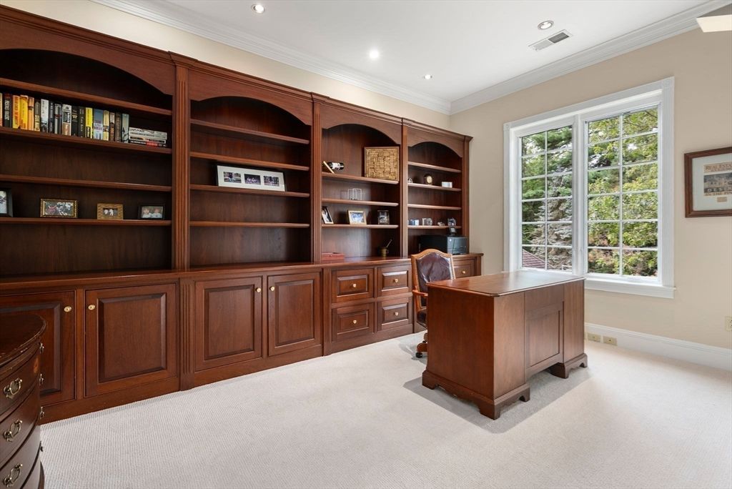 Home Office, Interior, Recessed Lighting
