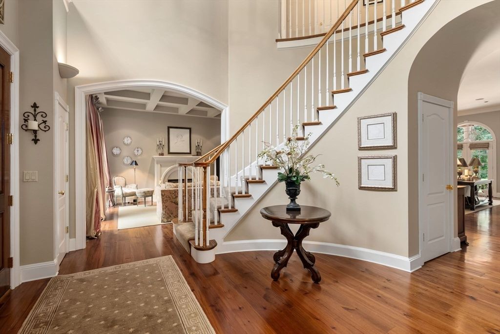 Fireplace, Interior, Wood Texture Flooring