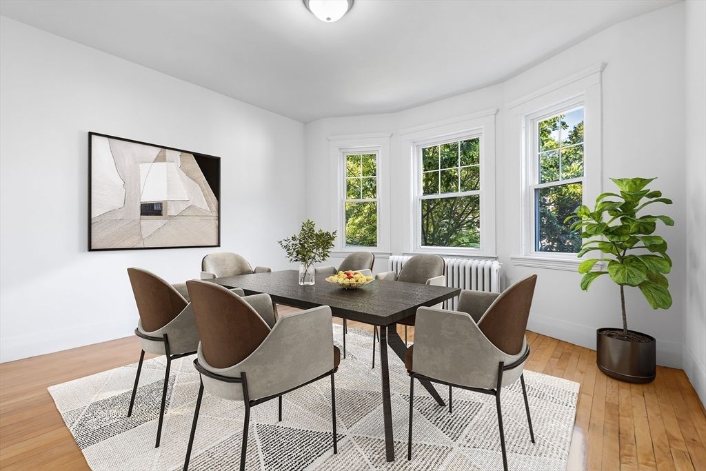 Dining room, Interior, Wood Texture Flooring