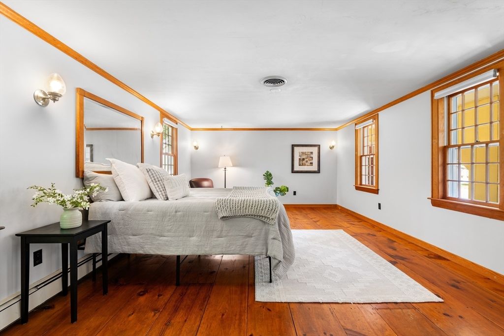 Bedroom, Interior, Wood Texture Flooring