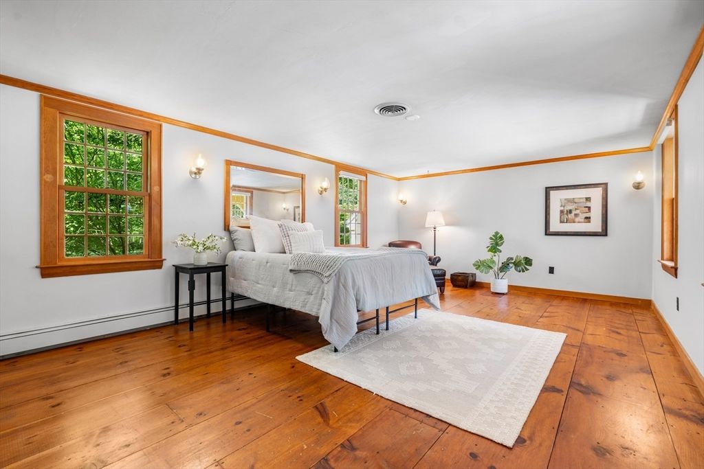 Bedroom, Interior, Wood Texture Flooring