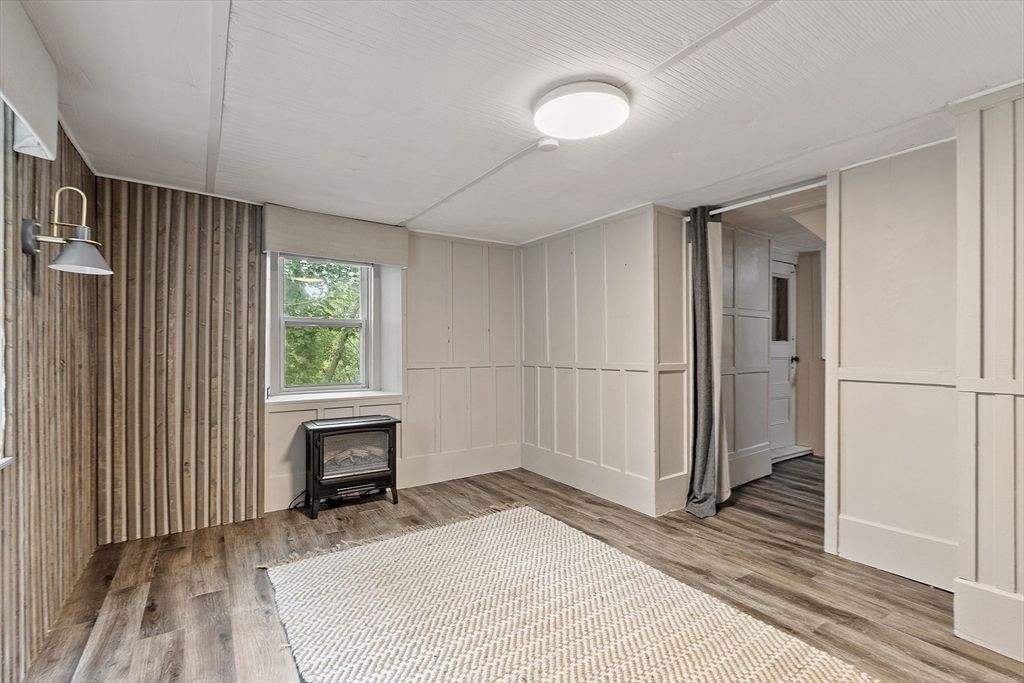 Fireplace, Interior, Wood Texture Flooring