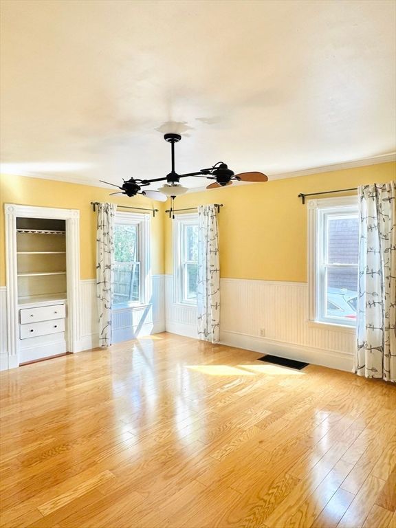 Empty room, Interior, Wood Texture Flooring