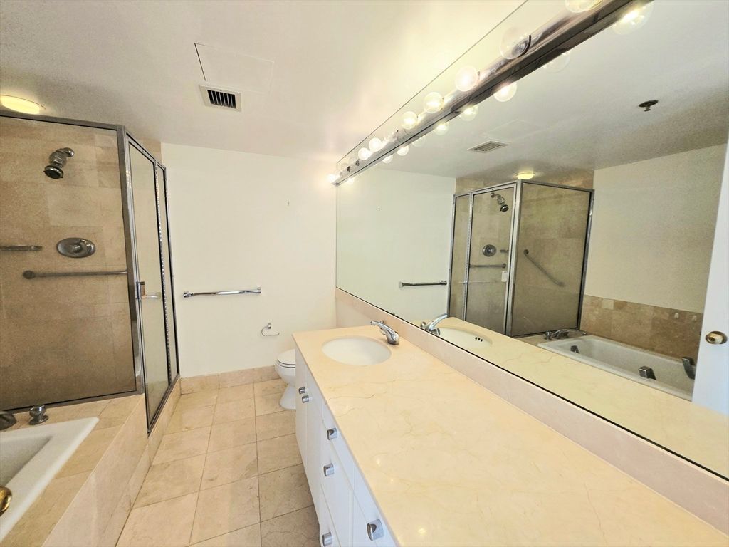 Bathroom, Dual Sink Vanities, Glass Shower, Interior