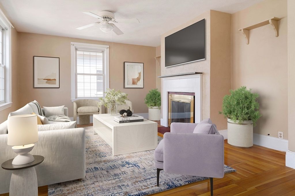 Fireplace, Interior, Living room, Wood Texture Flooring