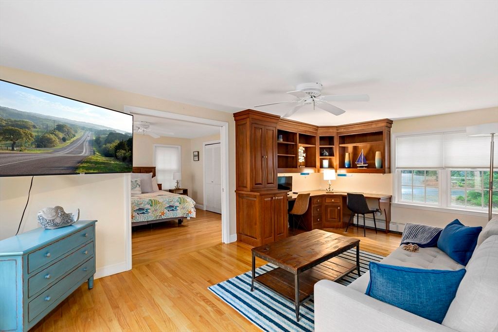 Home Office, Interior, Wood Texture Flooring