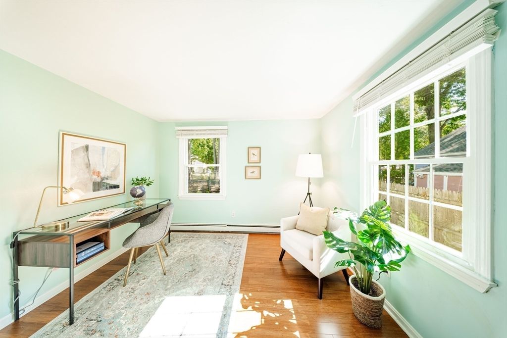 Home Office, Interior, Wood Texture Flooring