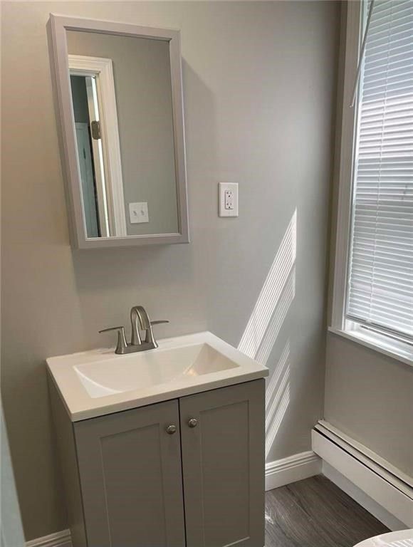 Bathroom, Interior, Wood Texture Flooring