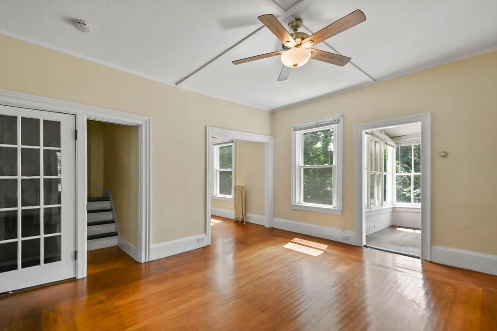 Empty room, Interior, Wood Texture Flooring