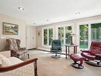 Interior, Living room, Recessed Lighting