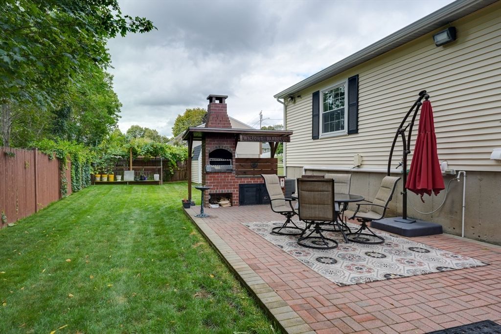 Backyard, Exterior, Fireplace