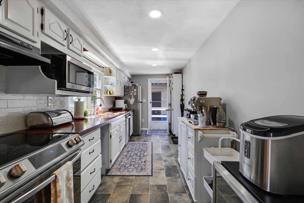 Interior, Kitchen, Recessed Lighting, Stainless Steel Appliances