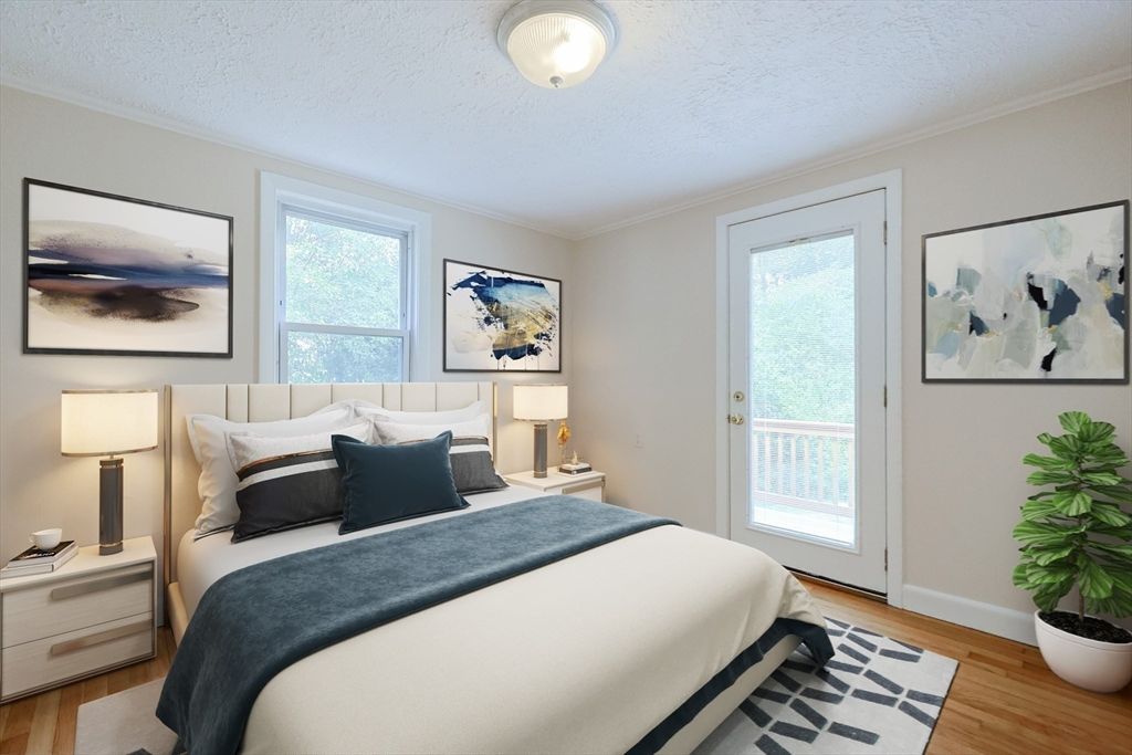 Bedroom, Interior, Wood Texture Flooring