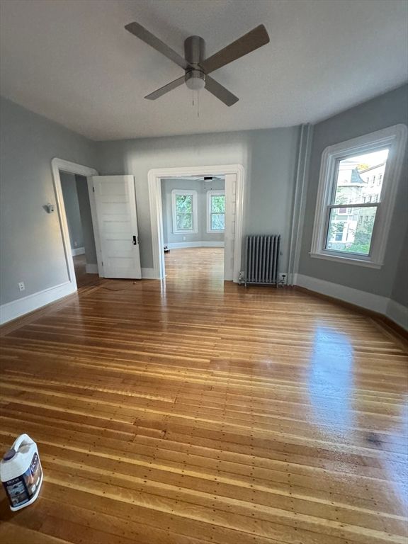 Empty room, Fireplace, Interior, Wood Texture Flooring