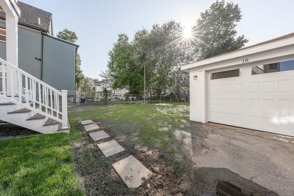 Backyard, Detached Garage, Exterior